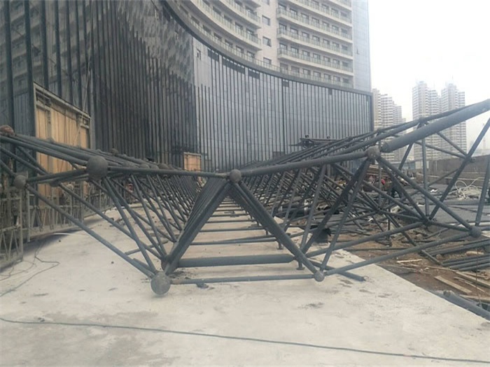 呼伦贝尔万豪酒店雨棚网架